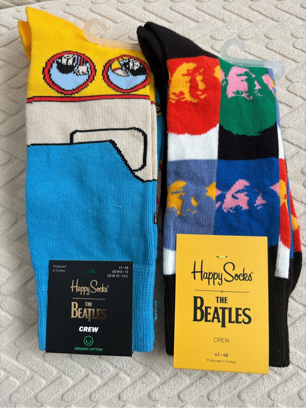 Happy Socks Beatles Unisex New 2 Pair Bundle